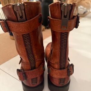 Frye mid-calf leather boots